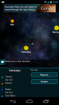 Starfield view