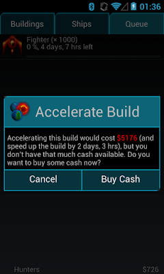Accelerate Build dialog