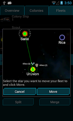 We're moving to the star Garia